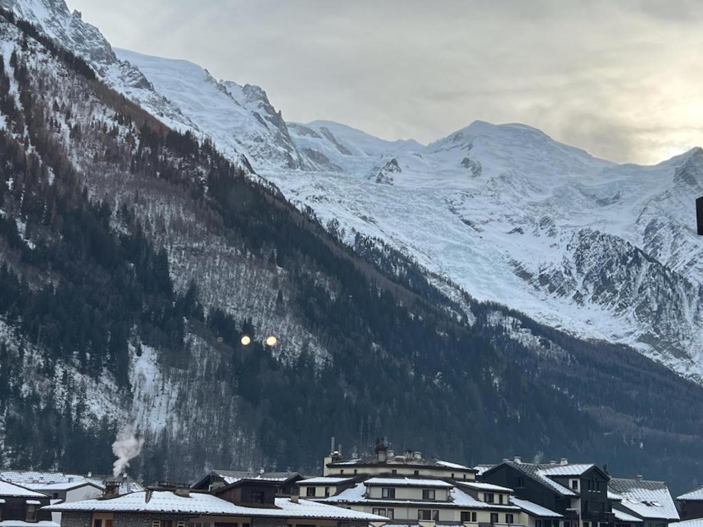 Studio Dent Du Caiman, Chamonix Hyper Centre, Parking, Vue Mont Blanc Экстерьер фото